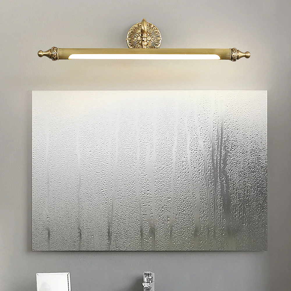 Vintage Gold Metal Bathroom Vanity Wall Lighting - Image 3