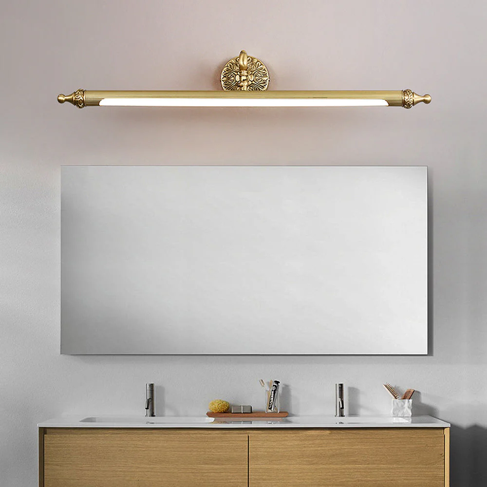 Vintage Gold Metal Bathroom Vanity Wall Lighting - Image 4