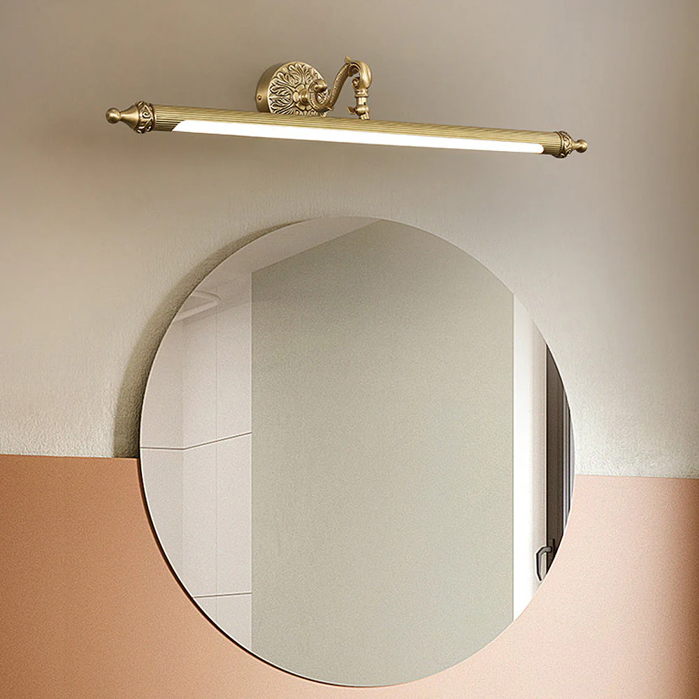 Vintage Gold Metal Bathroom Vanity Wall Lighting - Image 5
