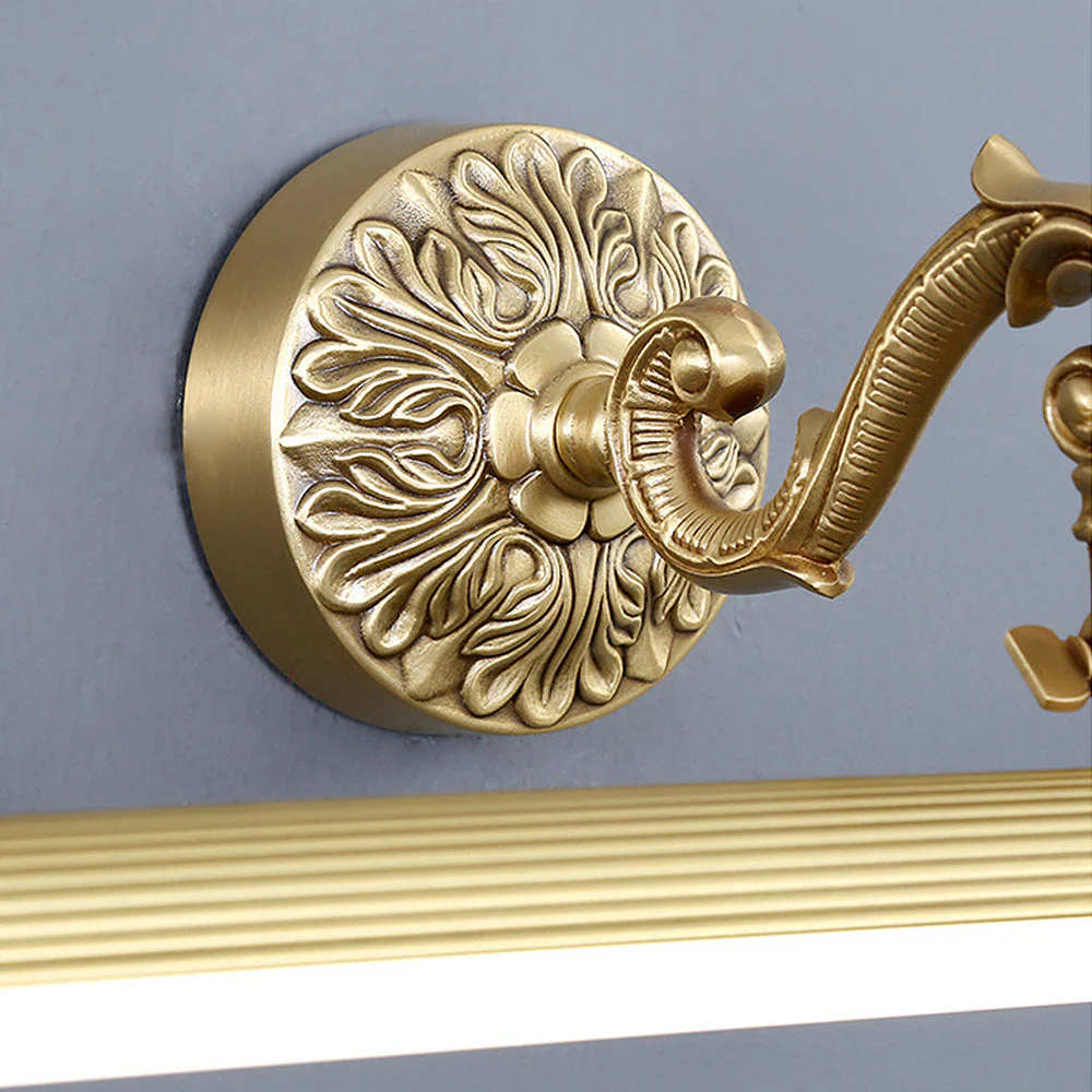 Vintage Gold Metal Bathroom Vanity Wall Lighting - Image 9