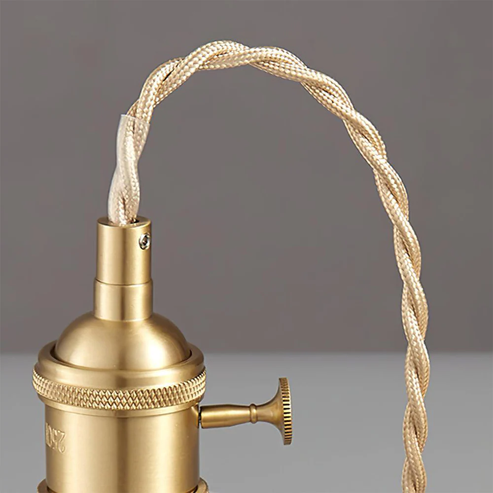 Vintage INS Glass Ribbed Pendant Light - Image 13