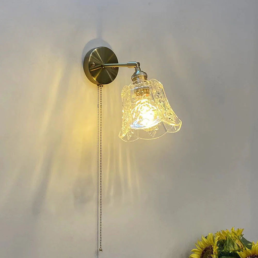 Vintage Mini Glass Clear Pendant Light - Image 17