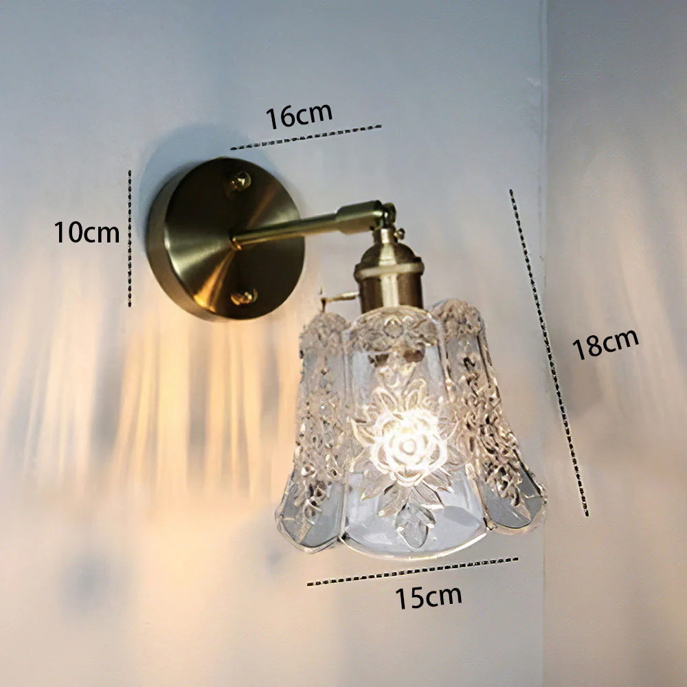 Vintage Mini Glass Clear Pendant Light - Image 18