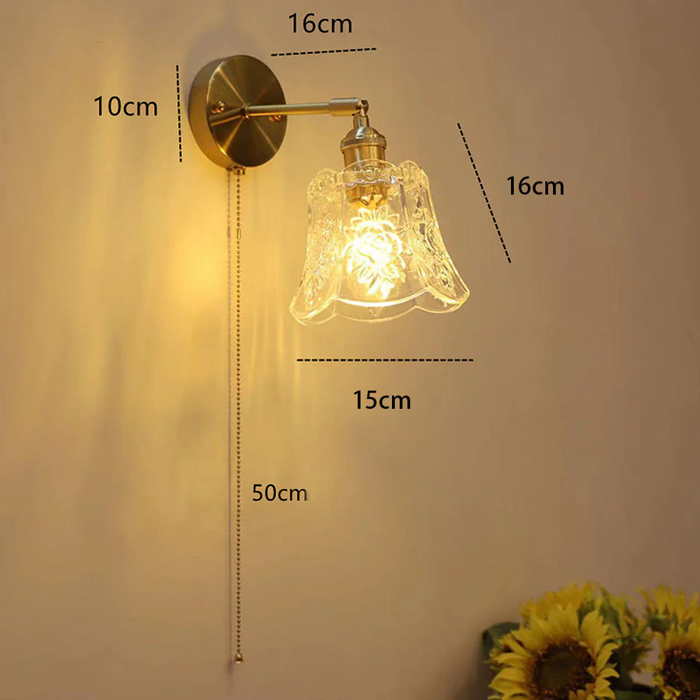 Vintage Mini Glass Clear Pendant Light - Image 19