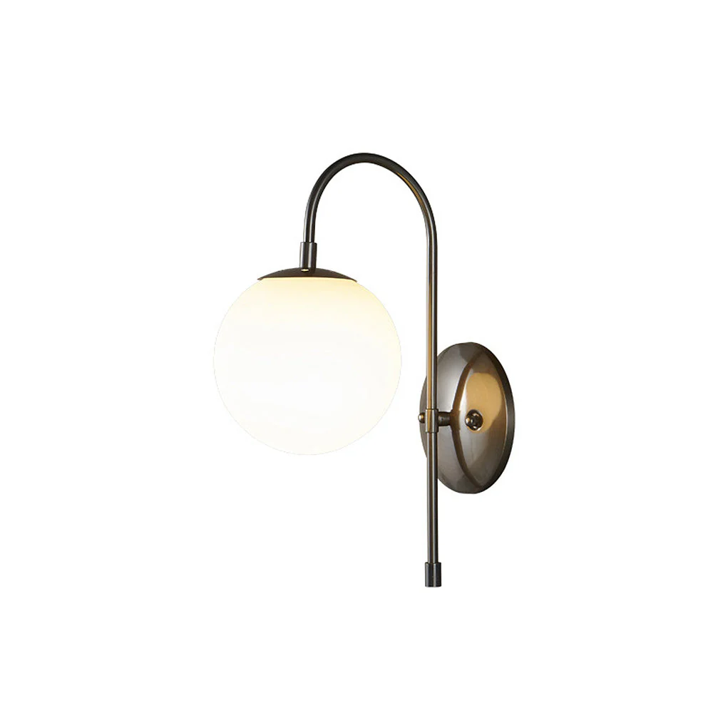 Vintage Minimalist Ball Copper Wall Light - Image 6