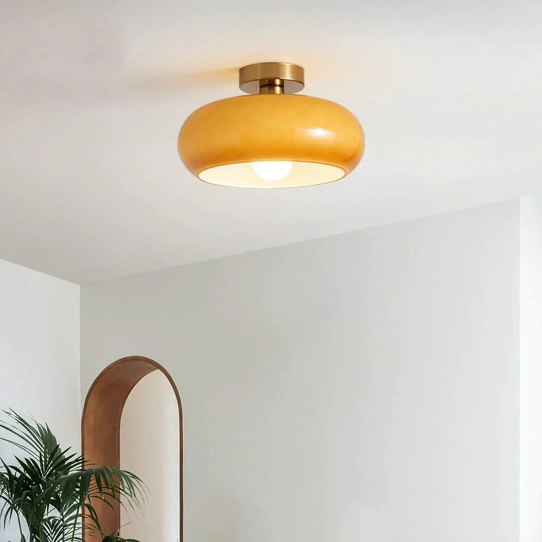 Vintage Round Glass Ceiling Lights - Image 16