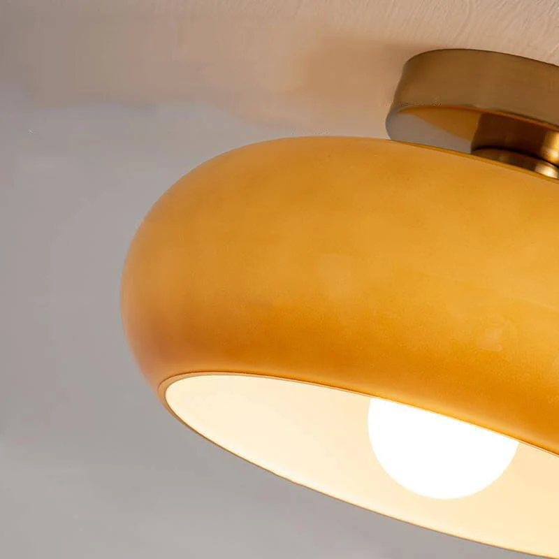 Vintage Round Glass Ceiling Lights - Image 18