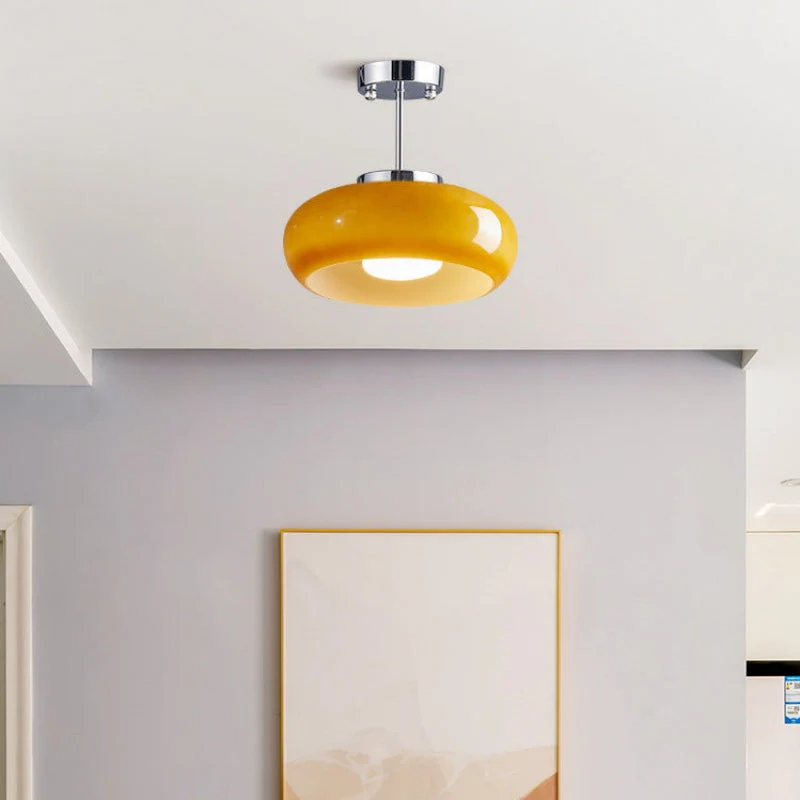 Vintage Round Glass Ceiling Lights - Image 20