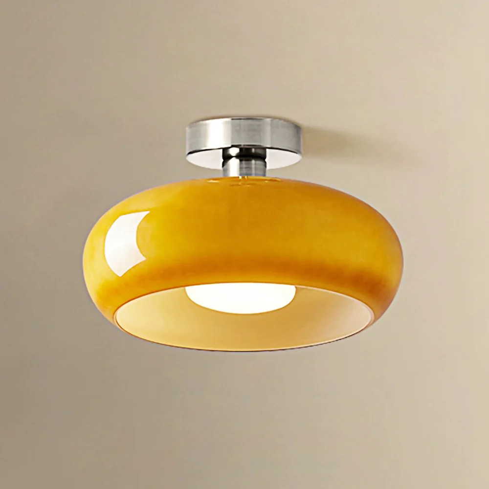 Vintage Round Glass Ceiling Lights - Image 21