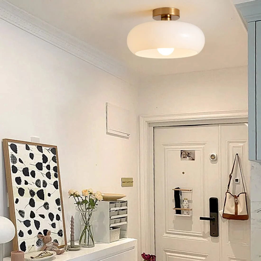 Vintage Round Glass Ceiling Lights - Image 24