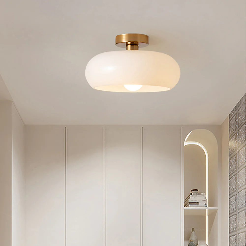 Vintage Round Glass Ceiling Lights - Image 26