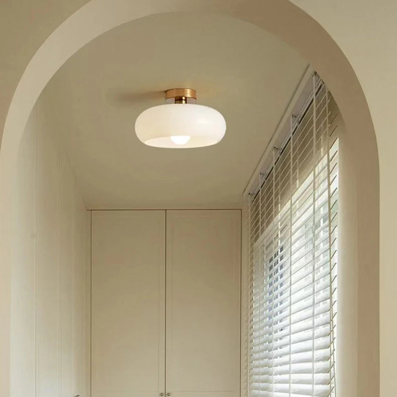 Vintage Round Glass Ceiling Lights - Image 27