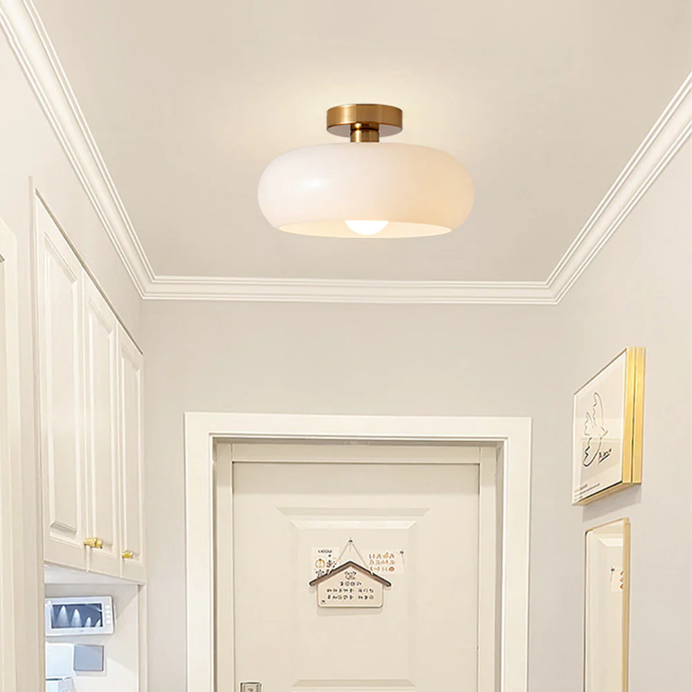 Vintage Round Glass Ceiling Lights - Image 28