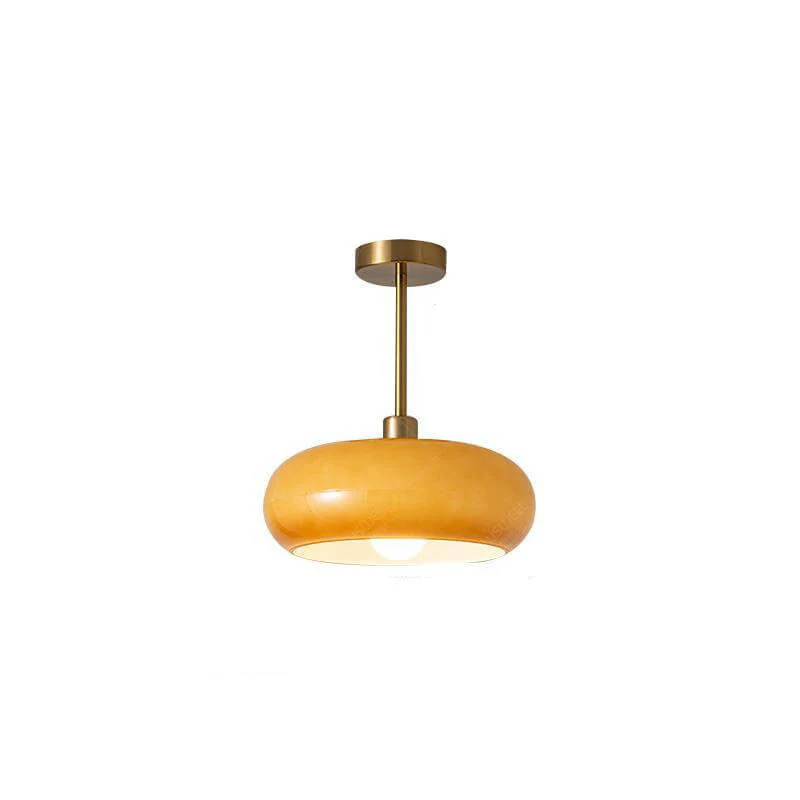 Vintage Round Glass Ceiling Lights - Image 5