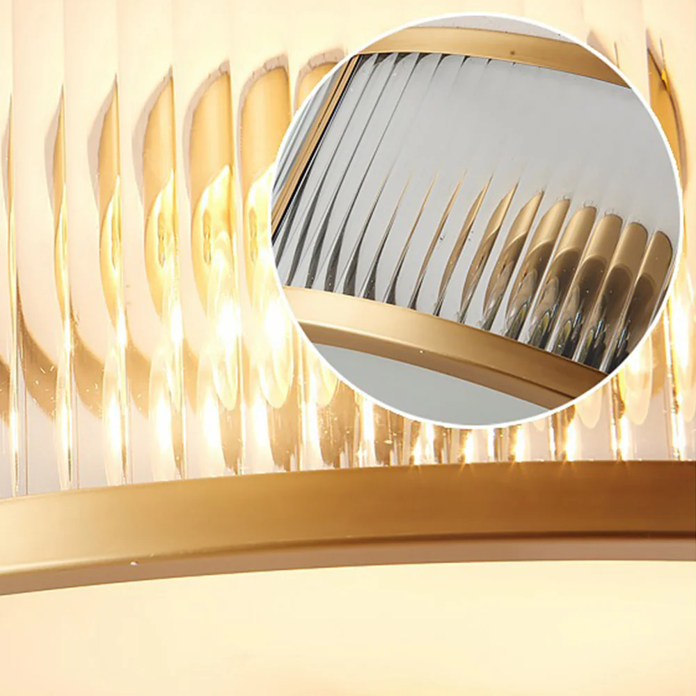 Vintage Round Simple Brass Ceiling Lamps - Image 9