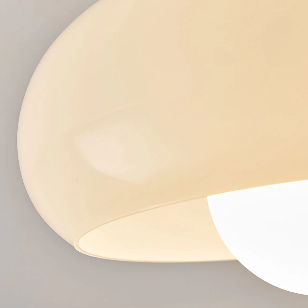 Vintage White Small Hallway Ceiling Lamp - Image 11