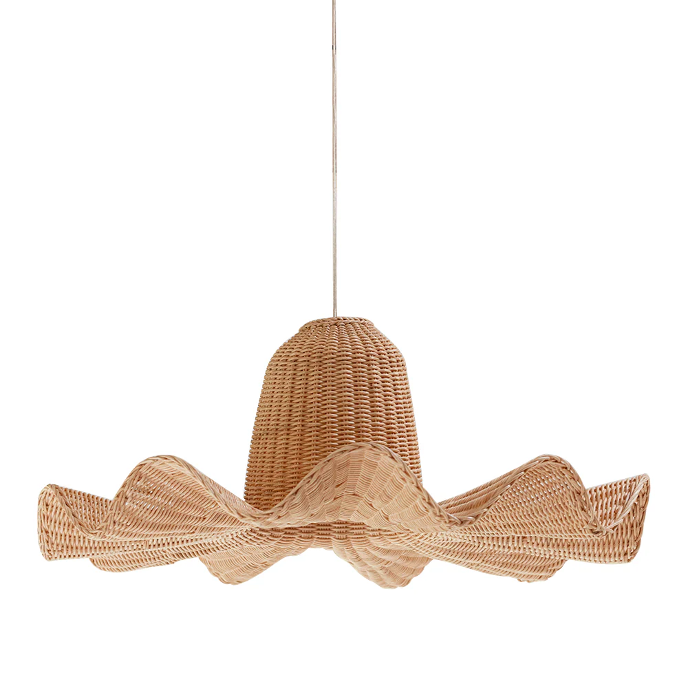 Vogue Rattan Dome Large Handwoven Pendant Light - Image 6