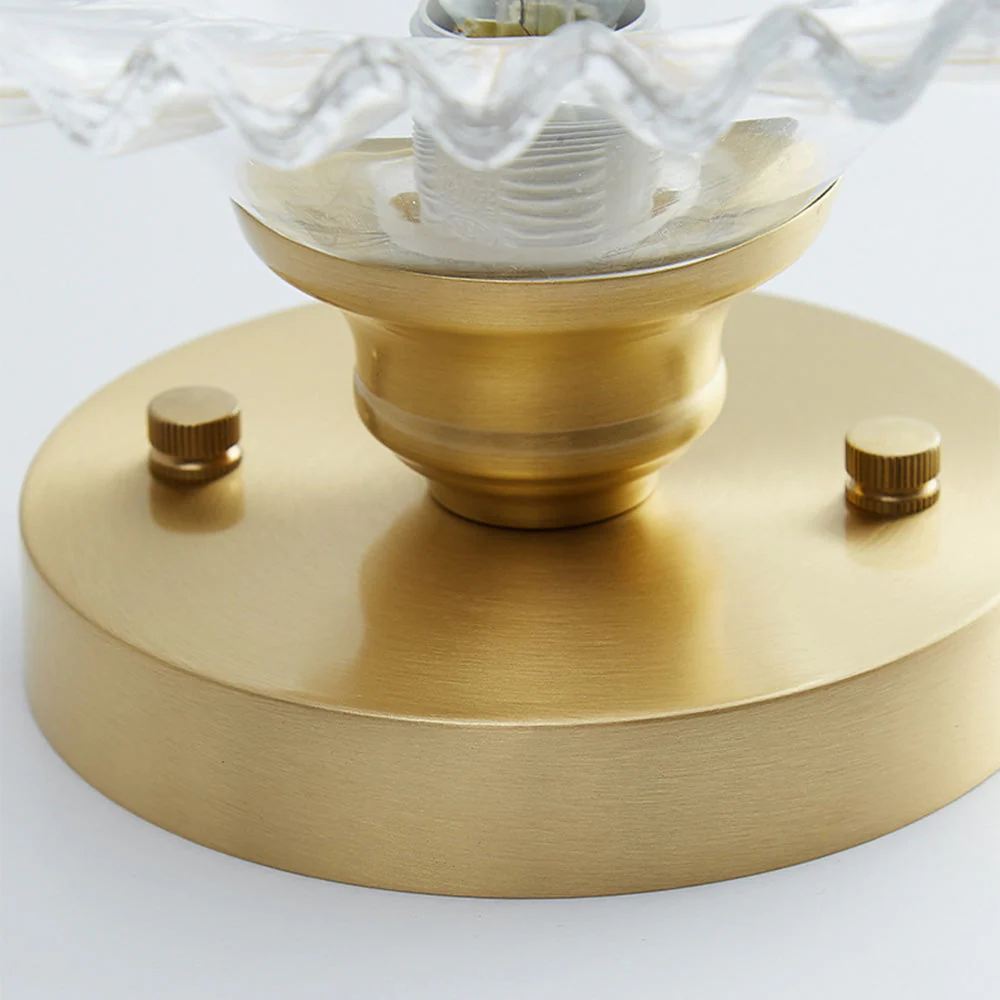 Simple Glass Semi Flush Ceiling Lights - Image 12