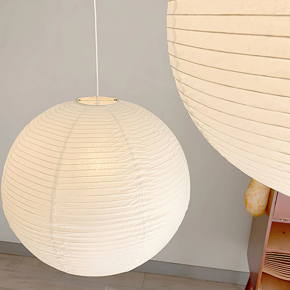 Nordic White Paper Lantern Pendant Lighting - Image 11
