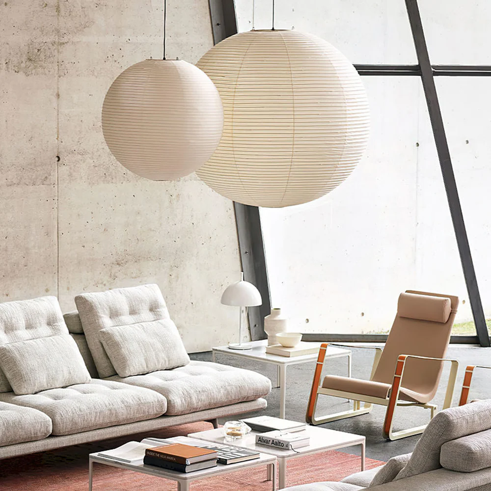 Nordic White Paper Lantern Pendant Lighting - Image 12