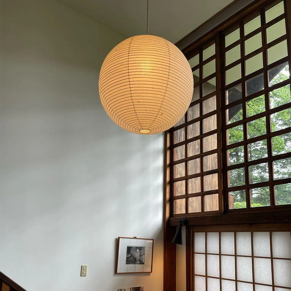 Nordic White Paper Lantern Pendant Lighting - Image 3