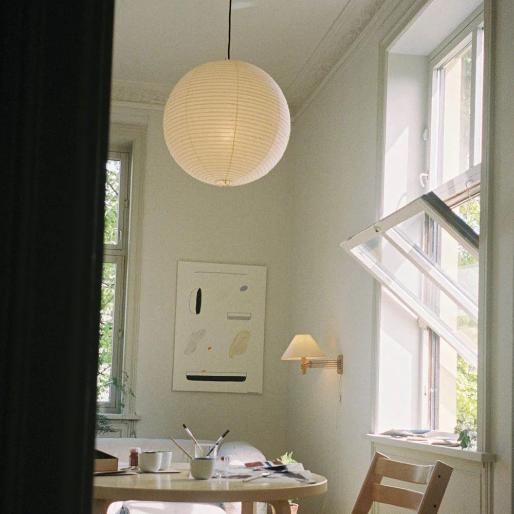 Nordic White Paper Lantern Pendant Lighting - Image 8