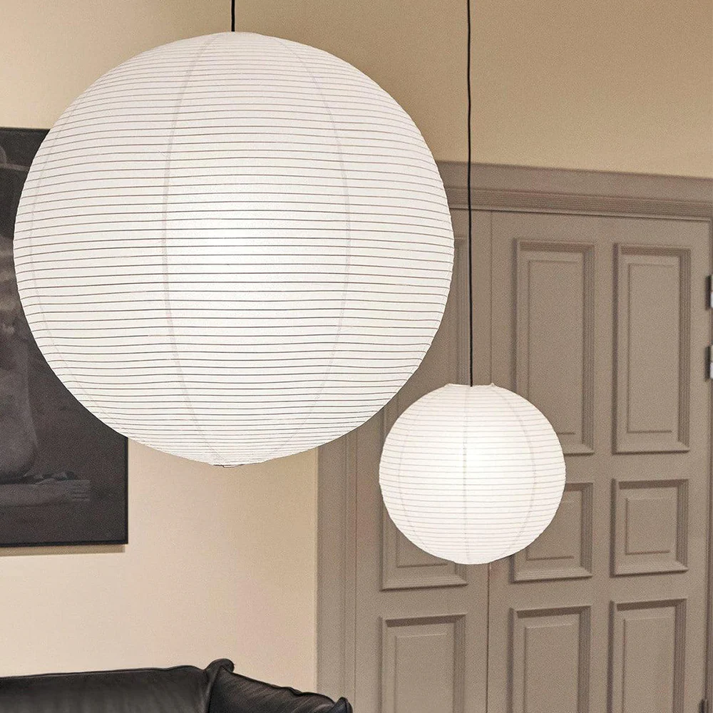 Nordic White Paper Lantern Pendant Lighting - Image 9