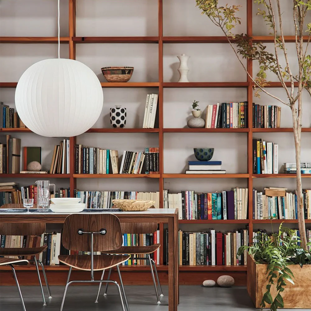 Nordic White Lantern Saucer Pendant Light For Living Room - Image 26