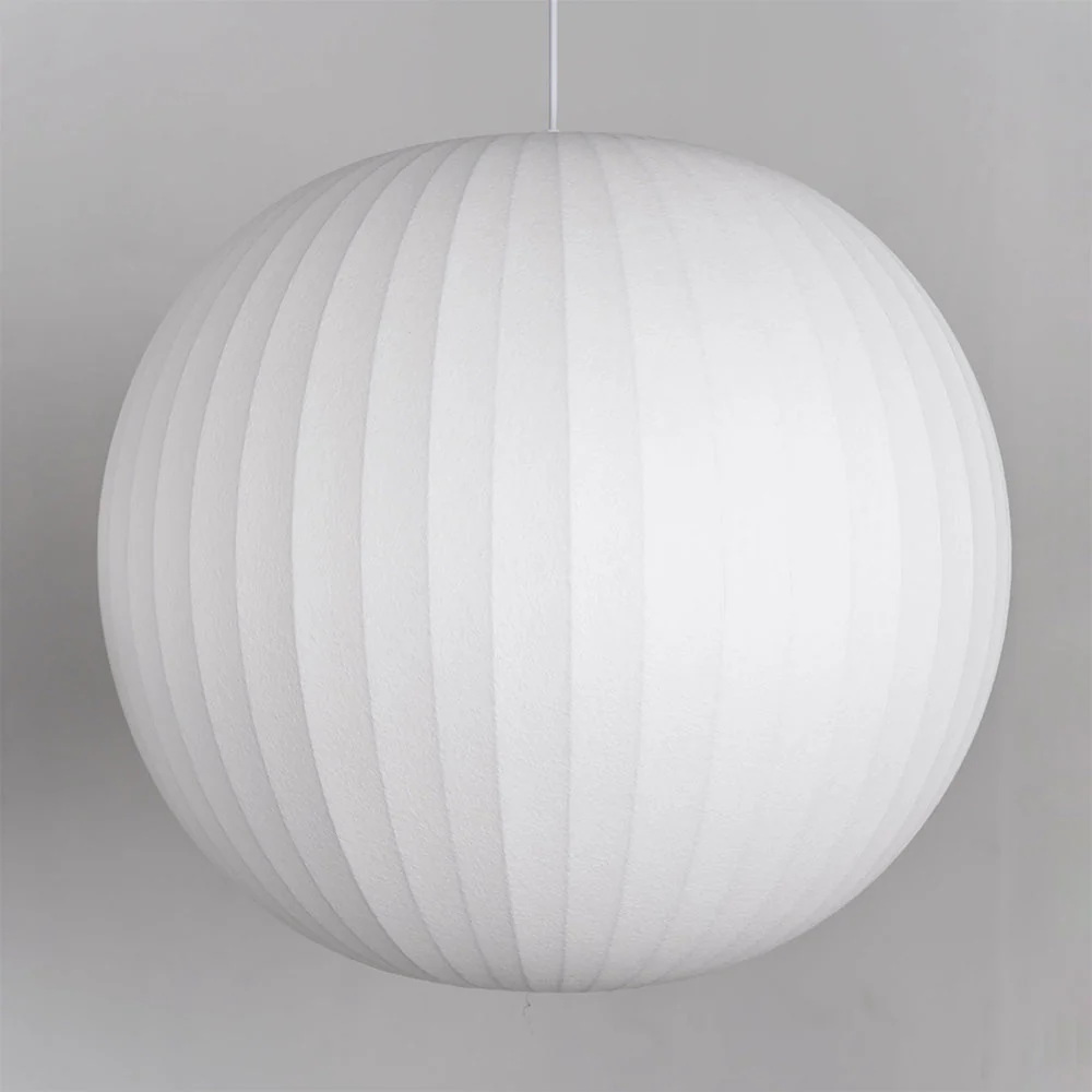 Nordic White Lantern Saucer Pendant Light For Living Room - Image 31