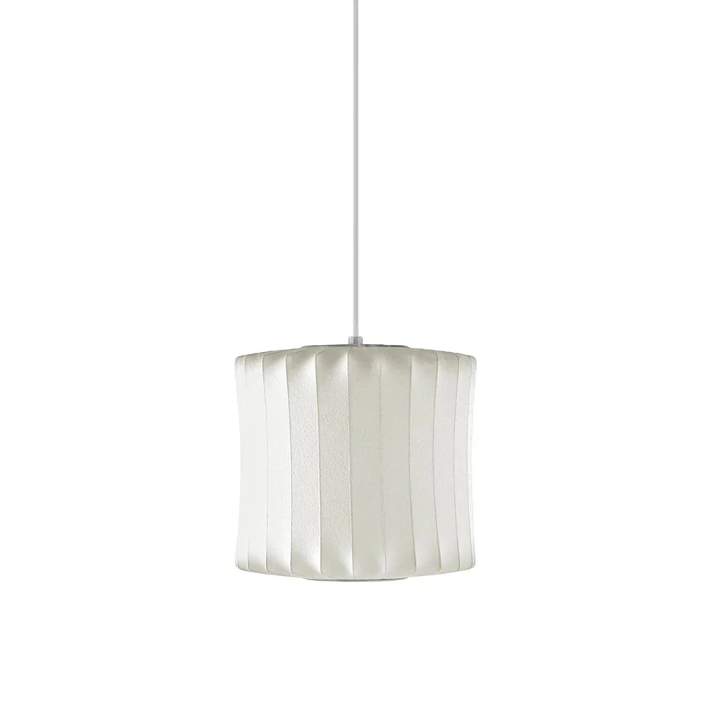 Nordic White Lantern Saucer Pendant Light For Living Room - Image 40