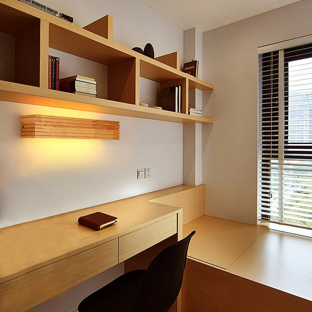 Wood Rustic LED Bathroom Vanity Wall Lighting - Image 4