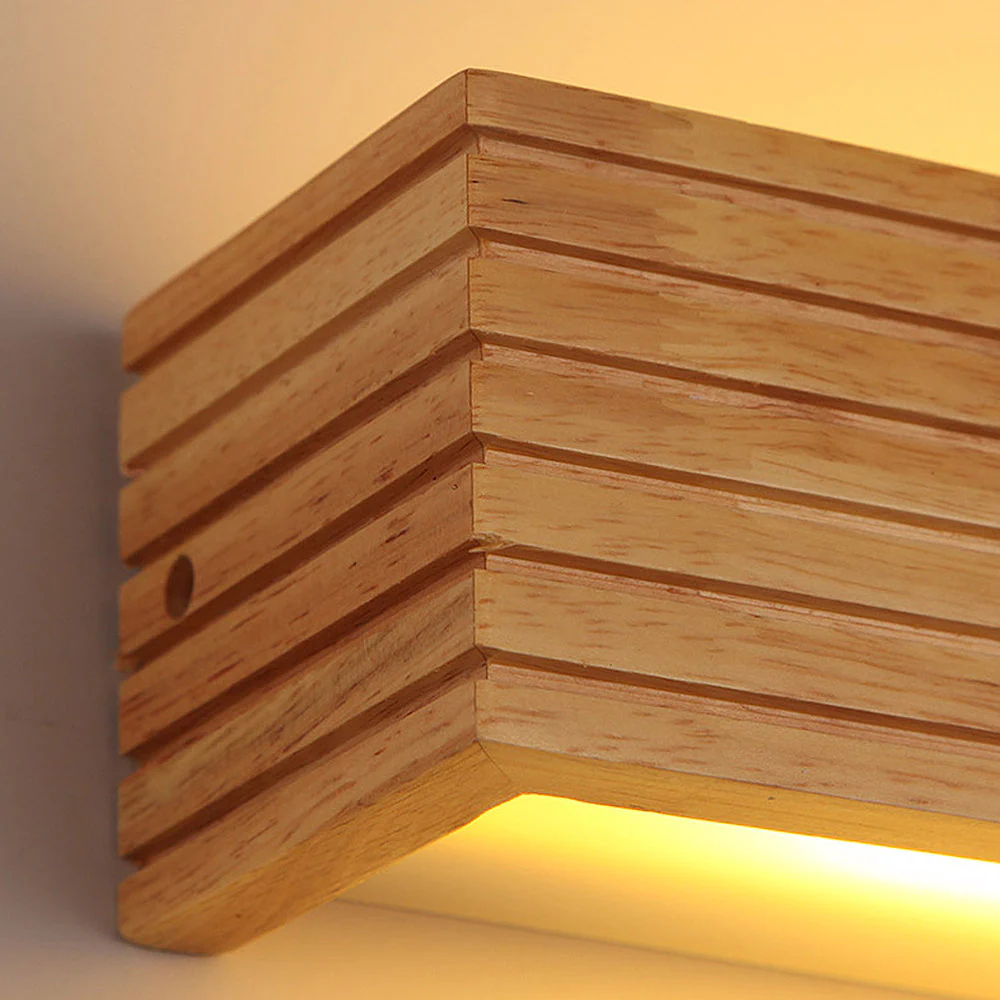 Wood Rustic LED Bathroom Vanity Wall Lighting - Image 9