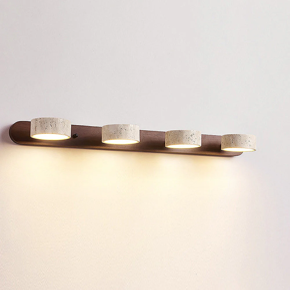 Wood Rustic Simple Bathroom Vanity Wall Light - Image 11