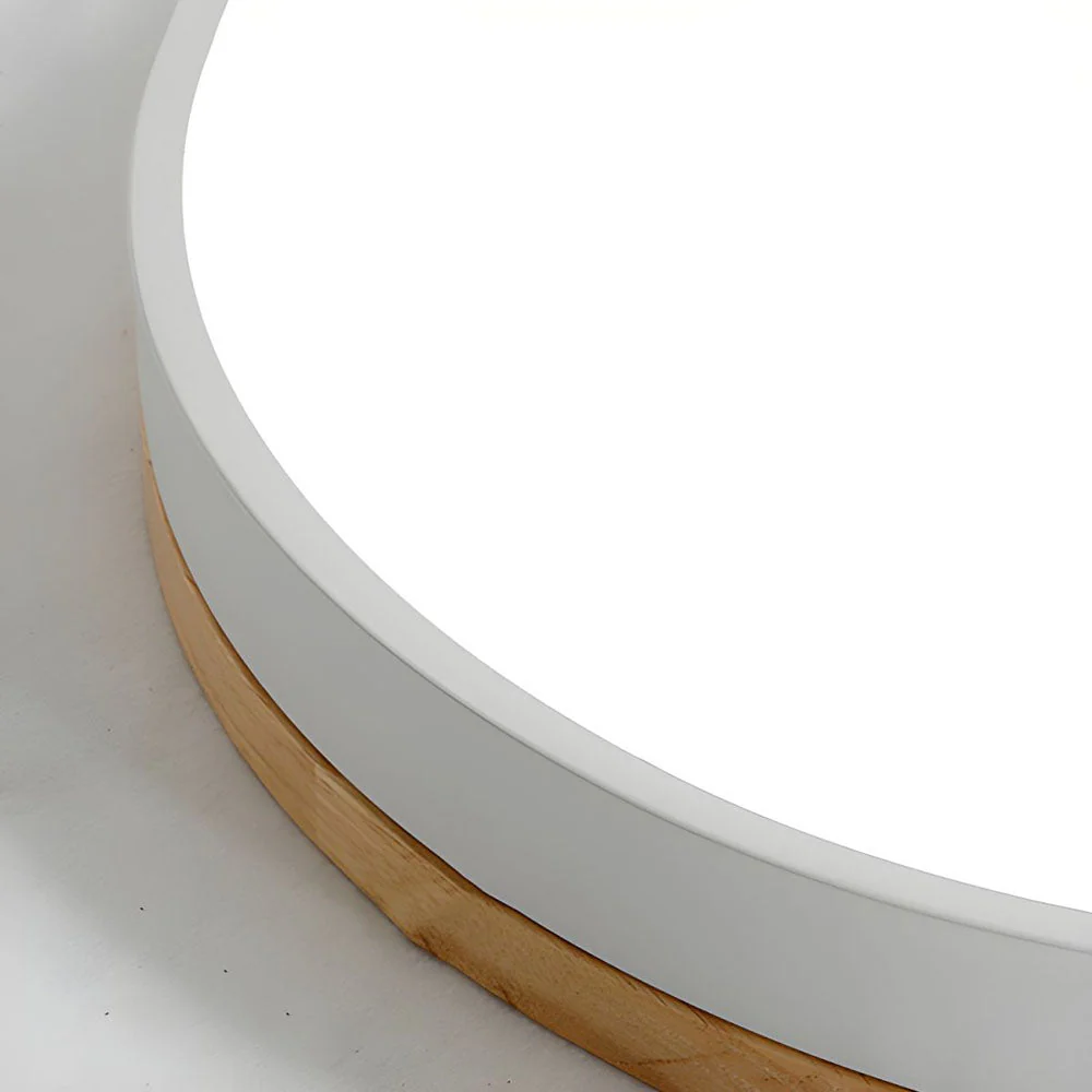 Wooden Round Shape Flush Mount Ceiling Lights - Image 26